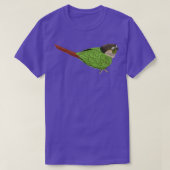 T-shirt Conure verte à mâcher 1 (Design devant)