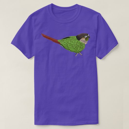 T-shirt Conure verte à mâcher 1 (Design devant)
