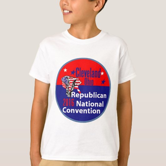 T-shirt Convention 2016 de républicain (Devant)