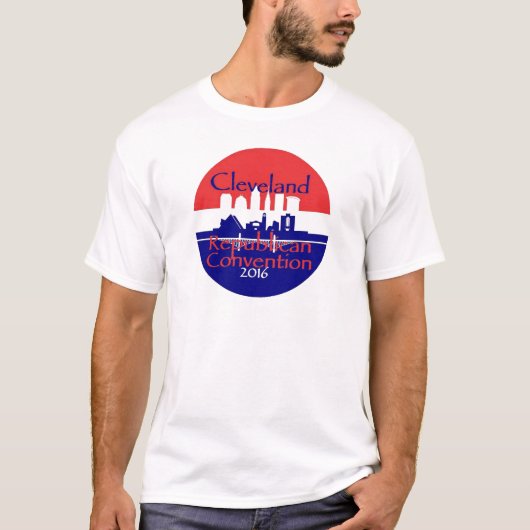 T-shirt Convention 2016 de républicain (Devant)