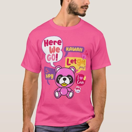 T-shirt Conversation avec ours (Devant)