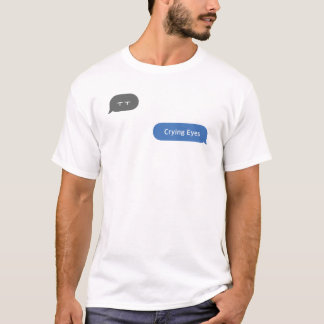 T-shirt Conversation d'araignée coréenne larme ㅜ yeux ㅜ