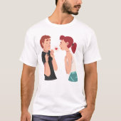 T-shirt "Conversation sincère" (Devant)