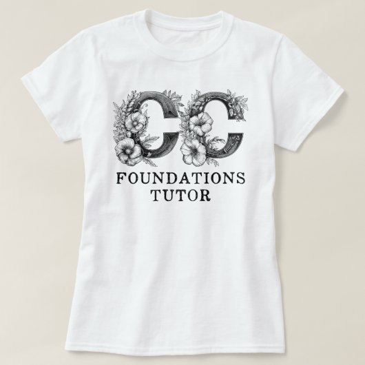 T-shirt Conversations classiques Tutor de Retro CC Foundat (Design devant)