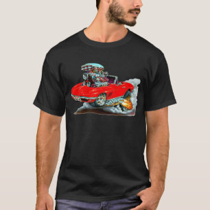 T-shirt Convertible 1966-67 rouge de Corvette