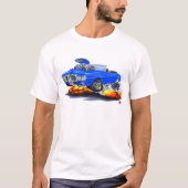T-shirt Convertible 1969 bleu de Firebird (Devant)