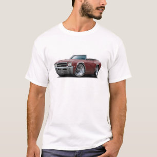 T-shirt Convertible 1969 de rouge foncé de GS de Buick