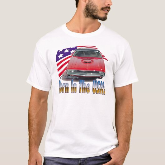 T-shirt Convertible 1971 de challengeur (Devant)