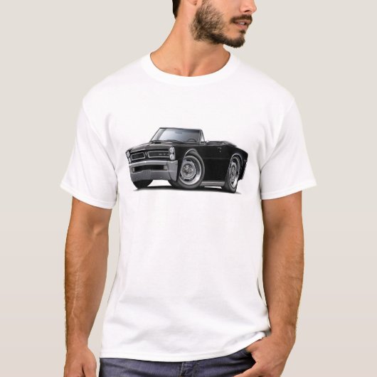 T-shirt Convertible noir de 1965 GTO (Devant)