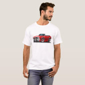 T-shirt Convertible rouge de sabre d'abordage d'Olds (Devant entier)