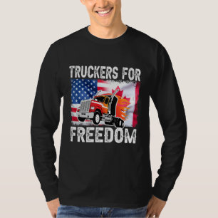 T-shirt Convoi américain pour la liberté du drapeau 2022 D