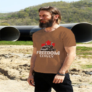 T-shirt Convoi canadien pour la liberté 2022 Suppo de cam