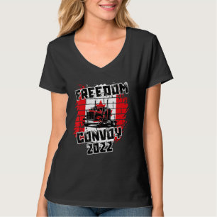 T-shirt Convoi canadien pour la liberté 2022 Suppo de cami