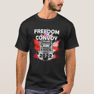 T-shirt Convoi canadien pour la liberté 2022 Suppo de cami