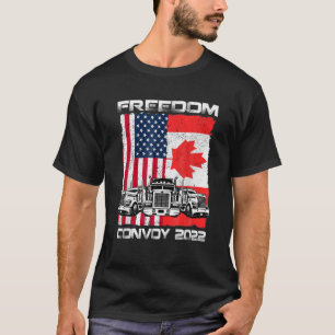 T-shirt Convoi canadien pour la liberté 2022 Suppo de cami