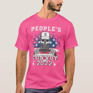 T-shirt Convoi Peuples 0 Amérique Truckers Liberté Conv