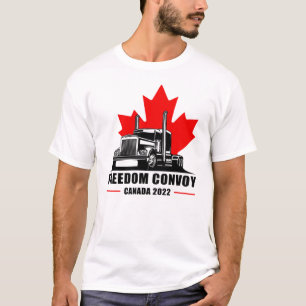 T-shirt Convoi pour la liberté Camionneurs patriotes cana