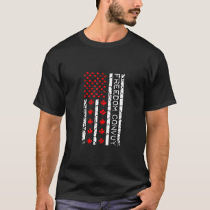 T-shirt Convoi pour la liberté du drapeau des États-Unis 2