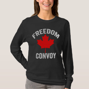 T-shirt Convoy Freedom Cadeau de camion canadien