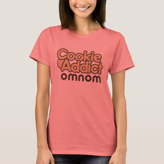 T-shirt Cookie Addict (Devant)