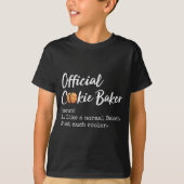 T-shirt Cookie Baker Definition Funny Christmas Baking  (Devant)