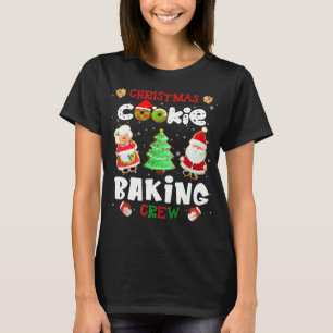 T-shirt Cookie Baking Crew cadeau de Noël