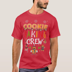 T-shirt Cookie Baking Crew Christmas Gingerpain Correspond