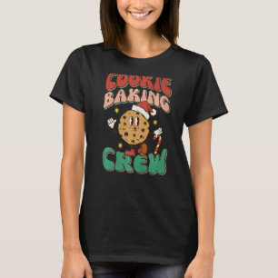T-shirt Cookie Baking Crew Cookie Casquette Père Noël Fami
