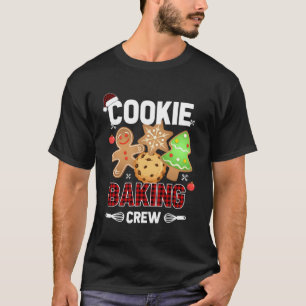 T-shirt Cookie Baking Crew Drôle Noël Gingerbread Gif