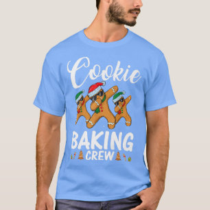 T-shirt Cookie Baking Crew Famille Noël Gingerbread Te