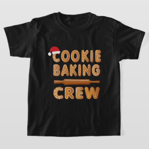 T-shirt Cookie Baking Crew Family Christmas Gingerbread 
