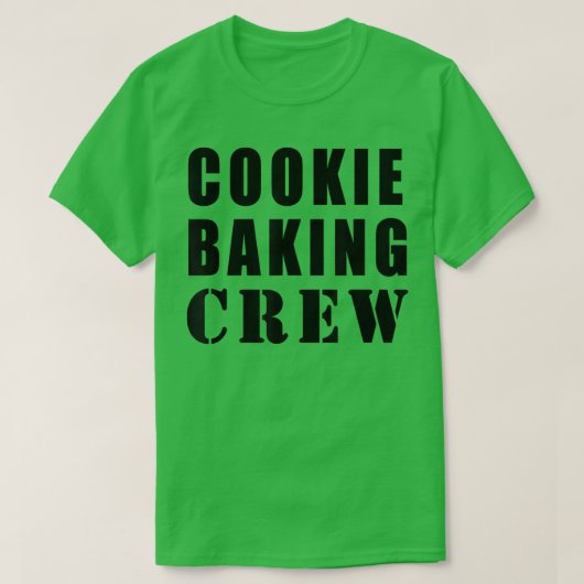 T-shirt Cookie Baking Crew Funny 987 (Design devant)