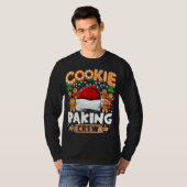 T-shirt Cookie Baking Crew Funny Christmas Lights Gingerbr (Devant entier)