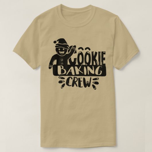 T-shirt Cookie Baking Crew Funny Family  (Design devant)