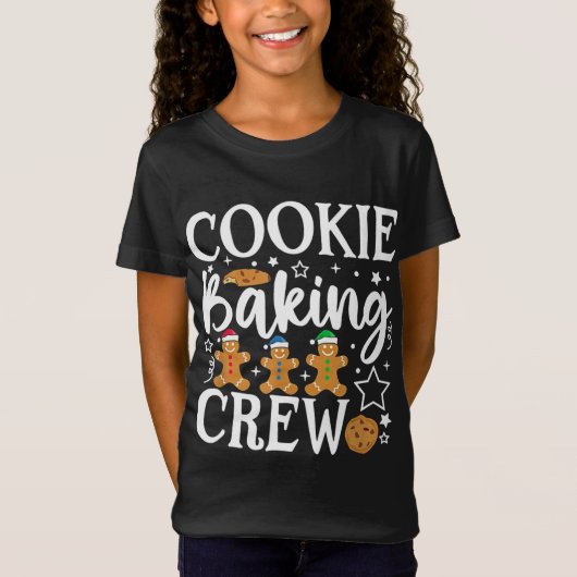 T-Shirt Cookie Baking Crew Funny Group Correspondance Noël (Devant)
