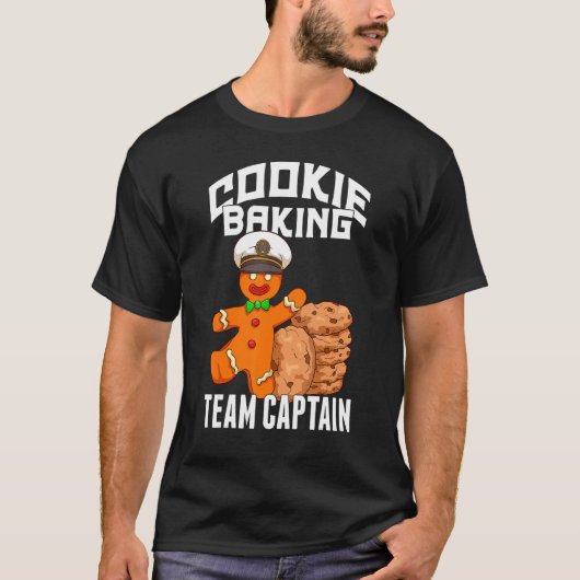 T-shirt Cookie Baking Crew   Gingerbread Baking Team Capta (Devant)