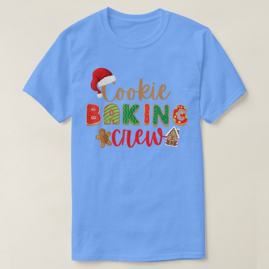 T-shirt Cookie Baking Crew Gingerbread Christmas Costume p (Design devant)
