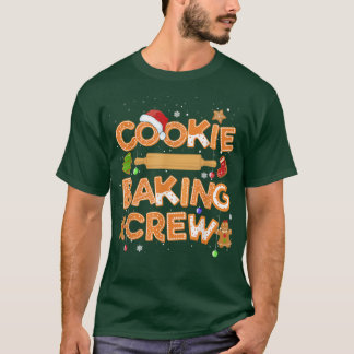 T-shirt Cookie Baking Crew Matching Family Christmas Pajam