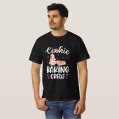 T-shirt Cookie Baking Crew Noël drôle idée cadeau (Devant entier)