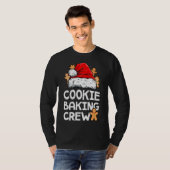 T-shirt Cookie Baking Crew Noël Père Noël Family Gingerbr (Devant entier)