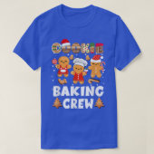 T-shirt Cookie Baking Crew Noël Père Noël Family Gingerbr (Design devant)