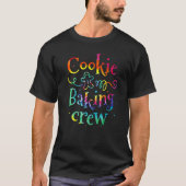 T-shirt Cookie Baking Crew Noël Père Noël Gingerbread Ti (Devant)