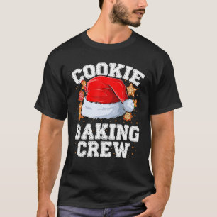 T-shirt Cookie Baking Crew Père Noël Gingerbread Team Joye