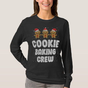 T-shirt Cookie Baking Crew Shirt Christmas Family Gingerbr