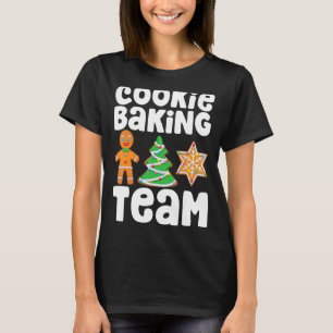 T-shirt Cookie Baking Team Christmas Gingerbread Famille T