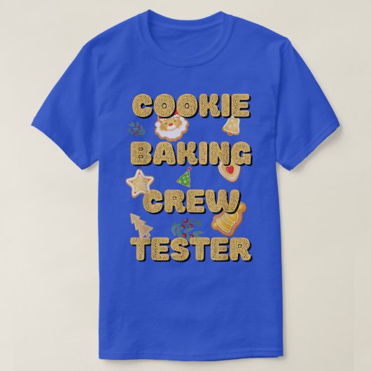 T-shirt Cookie Baking Team Tester Capitaine Cute Family Ma (Design devant)
