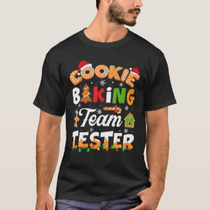 T-shirt Cookie Baking Team Tester Gingerbread Drôle