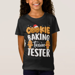 T-Shirt Cookie Baking Team Tester Gingpain Noël
