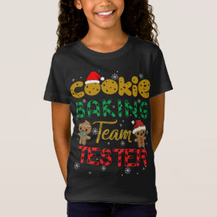 T-Shirt Cookie Baking Team Tester Gingpain Noël