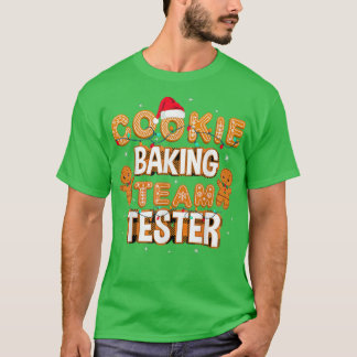 T-shirt Cookie Baking Team Tester Noël 1126